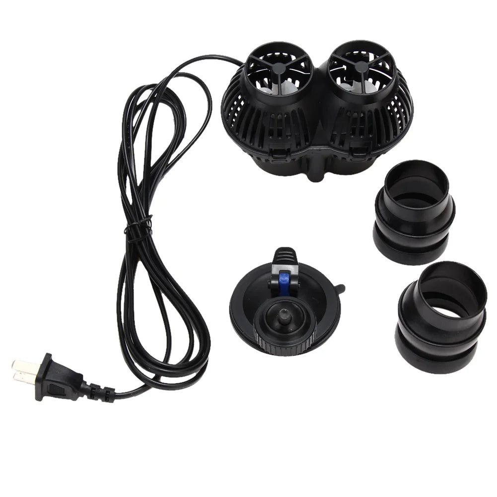 Circulation Water Pump with Suction Cup Aquarium Powerhead 50Hz Fish Tank Wave Pump for Freshwater/Salt Water Aquarium Qme