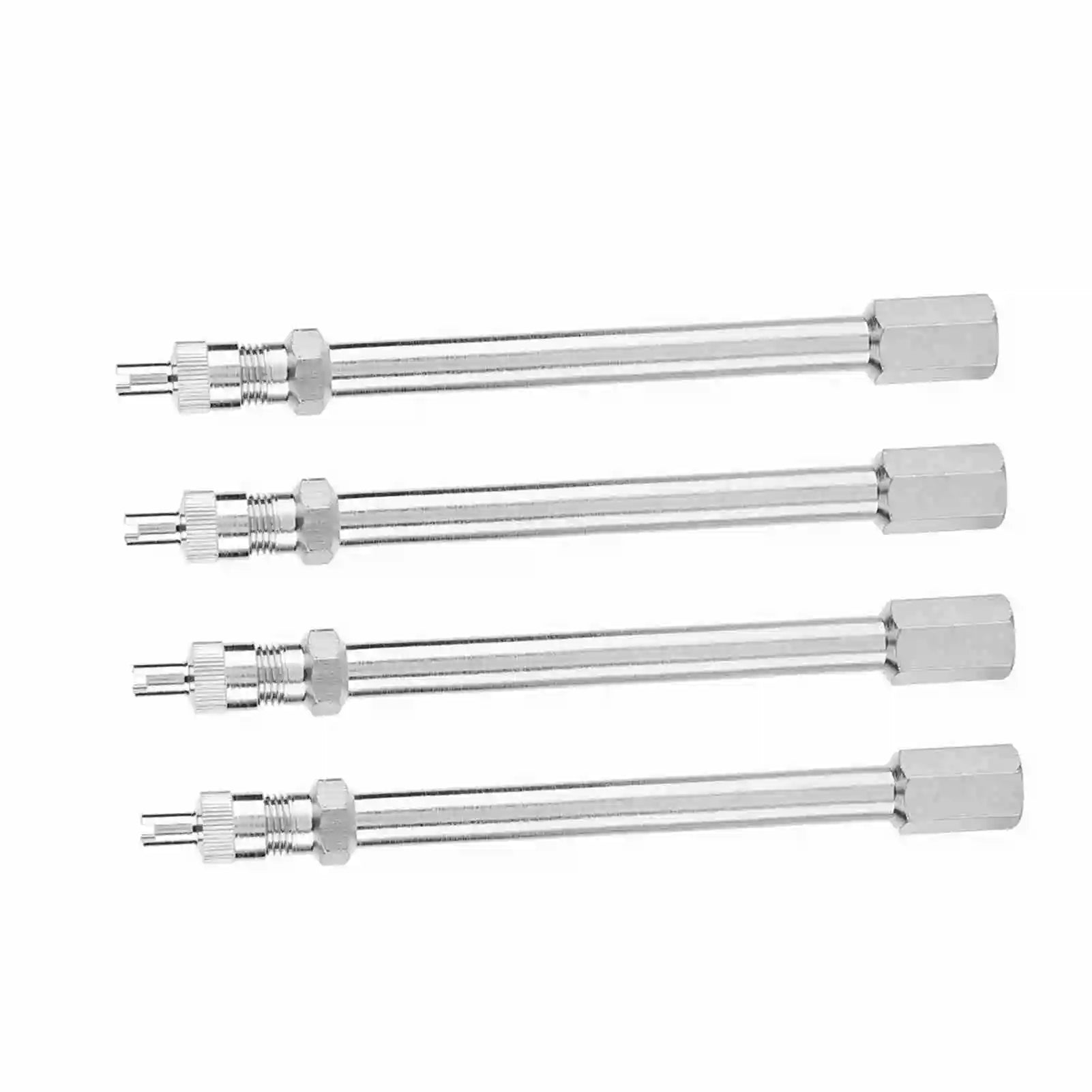 100mm Chrome Tyre Valve Extension Rod Wheel Adapter Car Truck Lorry Chrome Tyre Valve Extension Tyre Valve Extension Rod Qme