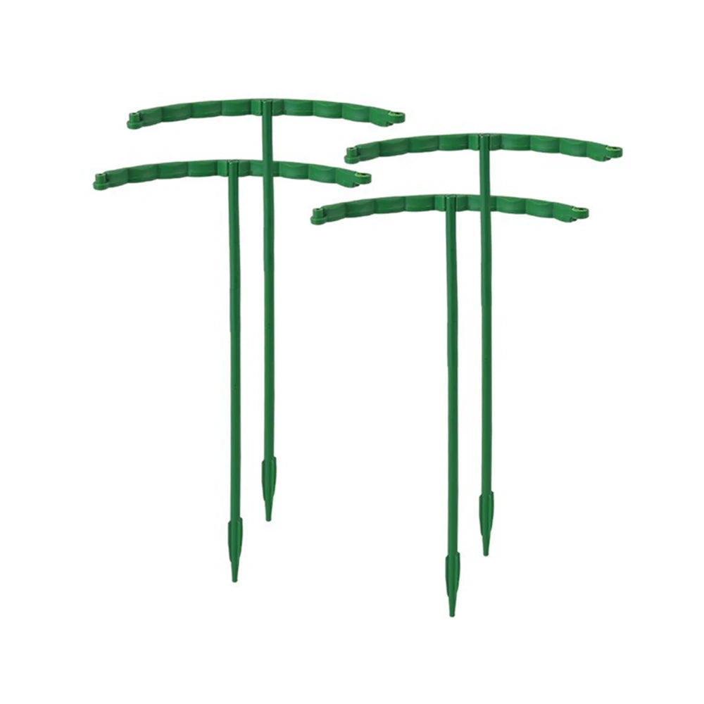 Plastic Plant Support Pile Stand Plant Support Pile for Flowers Greenhouses Arrangement Fixing Rod Holder Garden Tools Qme 14CM-4PCS
