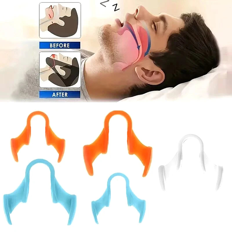 Nose Dilator Nasal Silicone Clip Anti Snoring Stop Help Breathe Qme