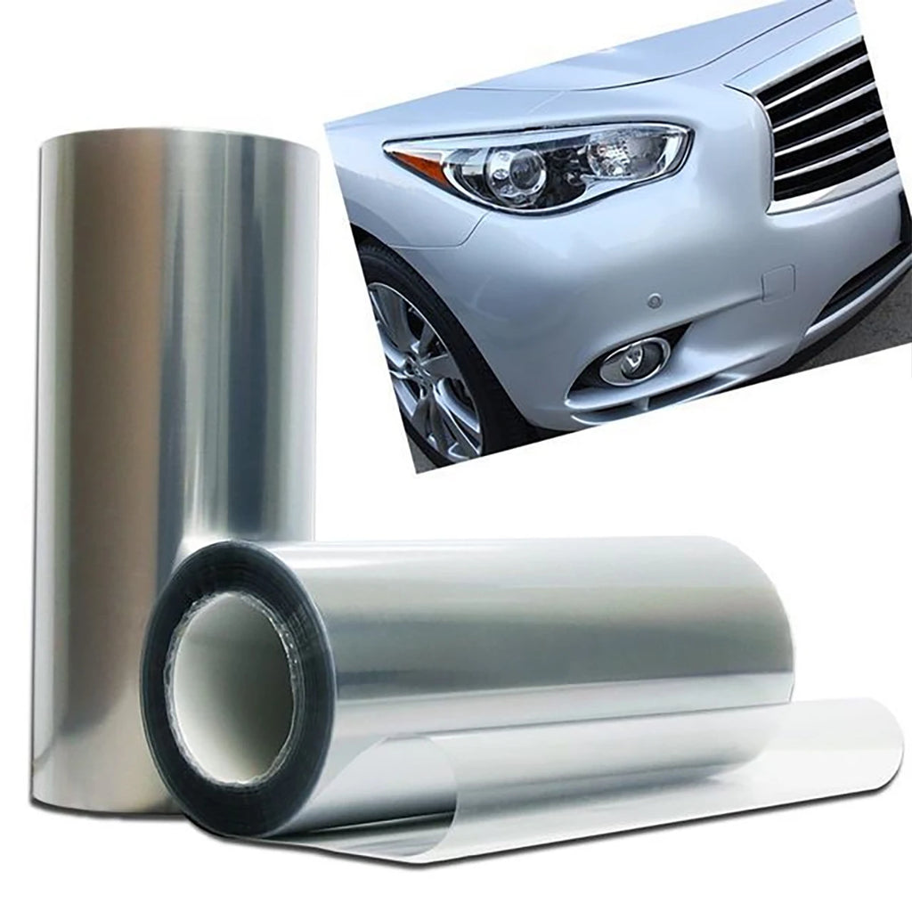 30x60cm 11 81x23 Car Bright Light Headlight Film Changing Sticker Qme WHITE