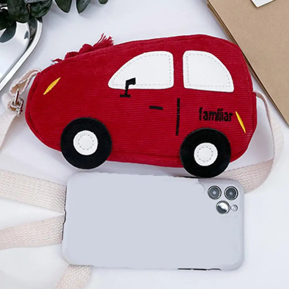 Fashion Mini Crossbody Bag Packet Children Baby Boys Girls Car Shoulder Bag Handbags Cartoon Pig Mini Coin Purse Qme