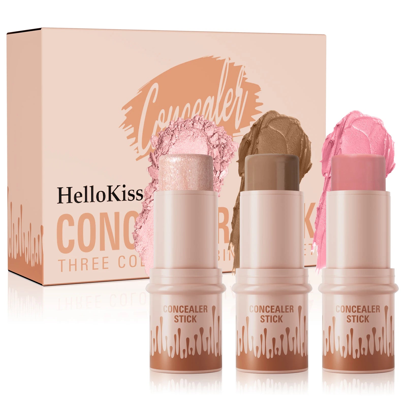 Contour Stick Set Natural Matte Finish Highlighters Shadow Waterproof Contouring Wand V-face Shaping Contour Pen Face Makeup Qme
