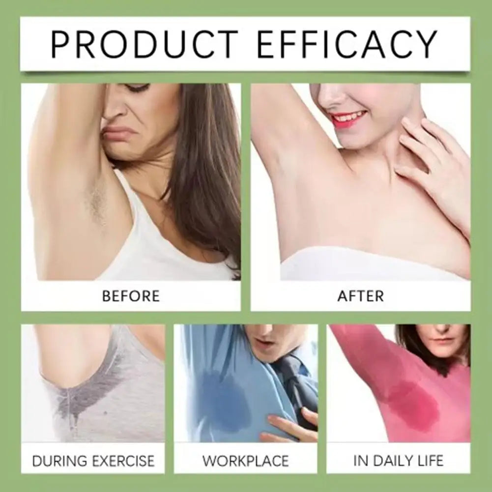 Body Odor Remover Cream Effectively Remove Sweat Refreshing Deodorant Qme