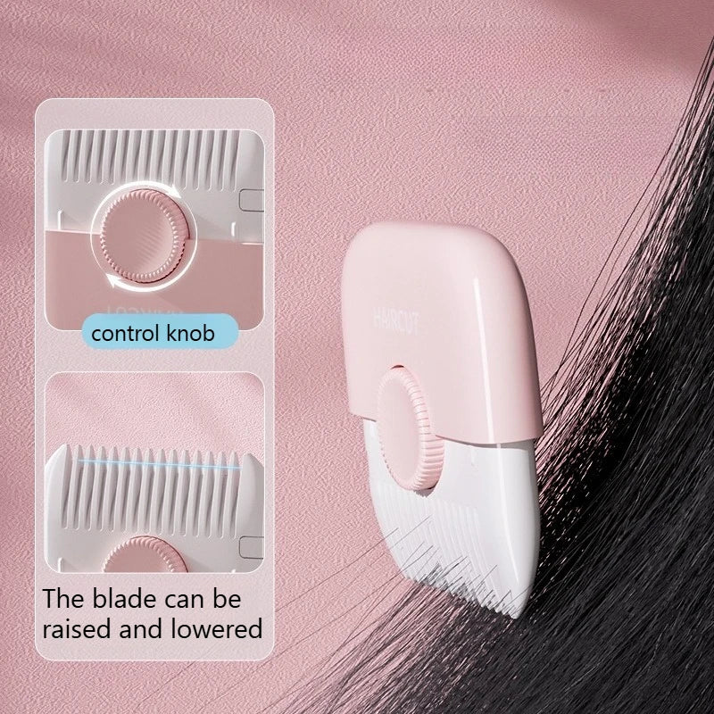 2-in-1 Hair Cutting Comb Thin Artifact Multi-functional Household Qme