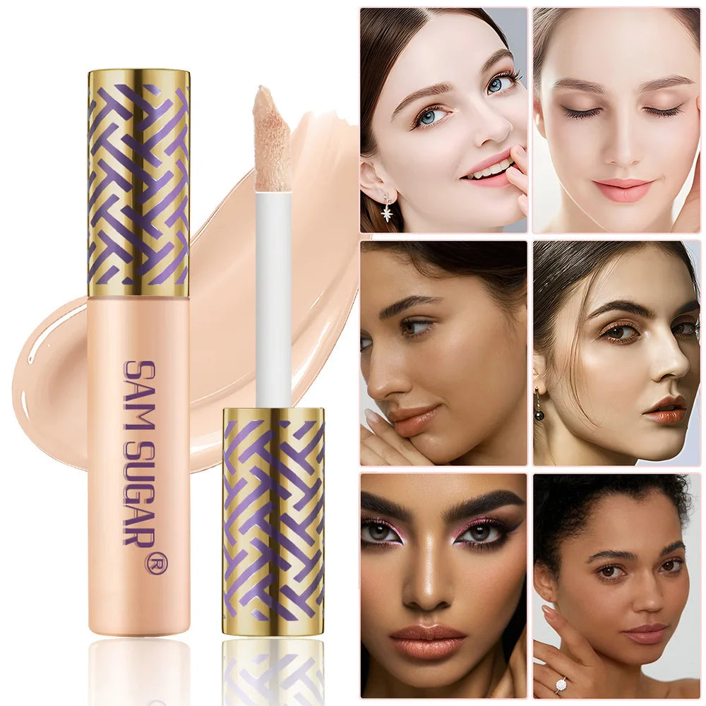 Concealer Foundation Liquid Waterproof Oil-control Perfect Cover Dark Qme