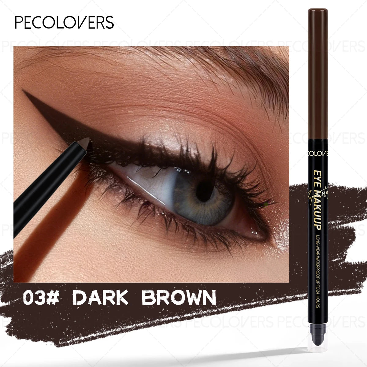 Double Head Eyeliner Gel Pen Multi Selection Rendering Not Easy Qme 03