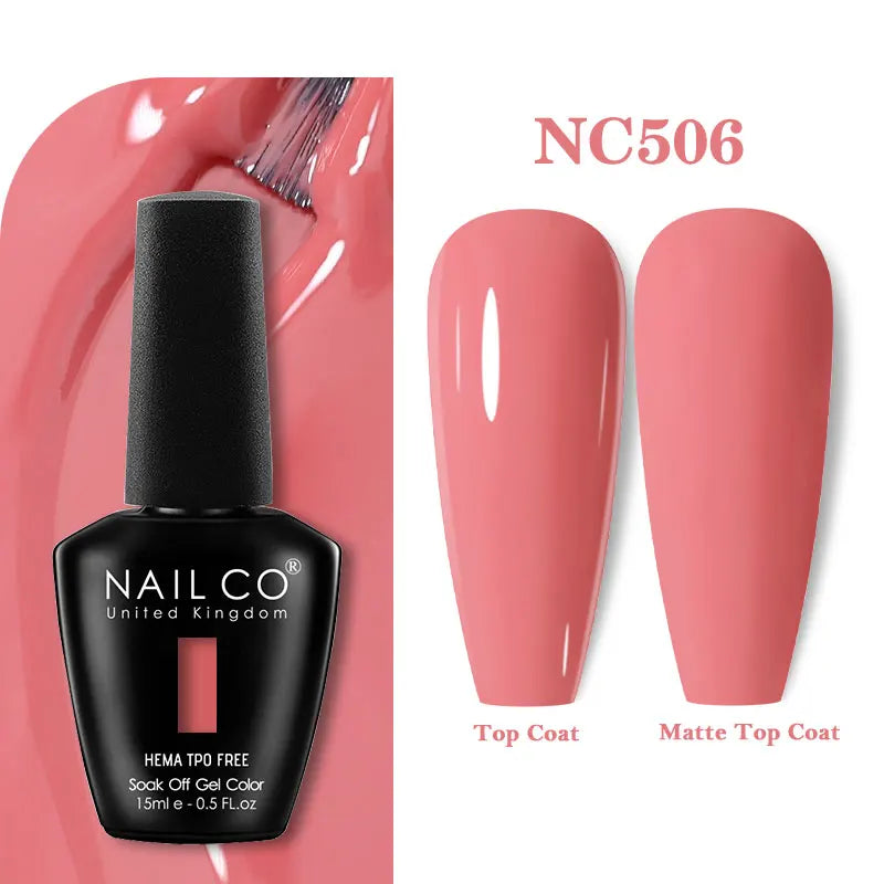 NAILCO Coat Base Gel Nail Polish Nails Art Semi Permanent Lacquer