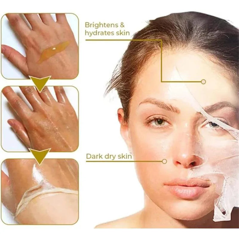 Strong Yellow Peeling Oil Bleach Dark Skin Whiten Lotion Lighten Body Elbow Knee Hand Exfoliate Dead Skin Nourish Even Skin Tone Qme