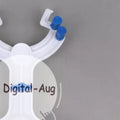 Durable Double Burette Clamp Spring Loaded Plastic Buret Clip Soft Qme Default Title