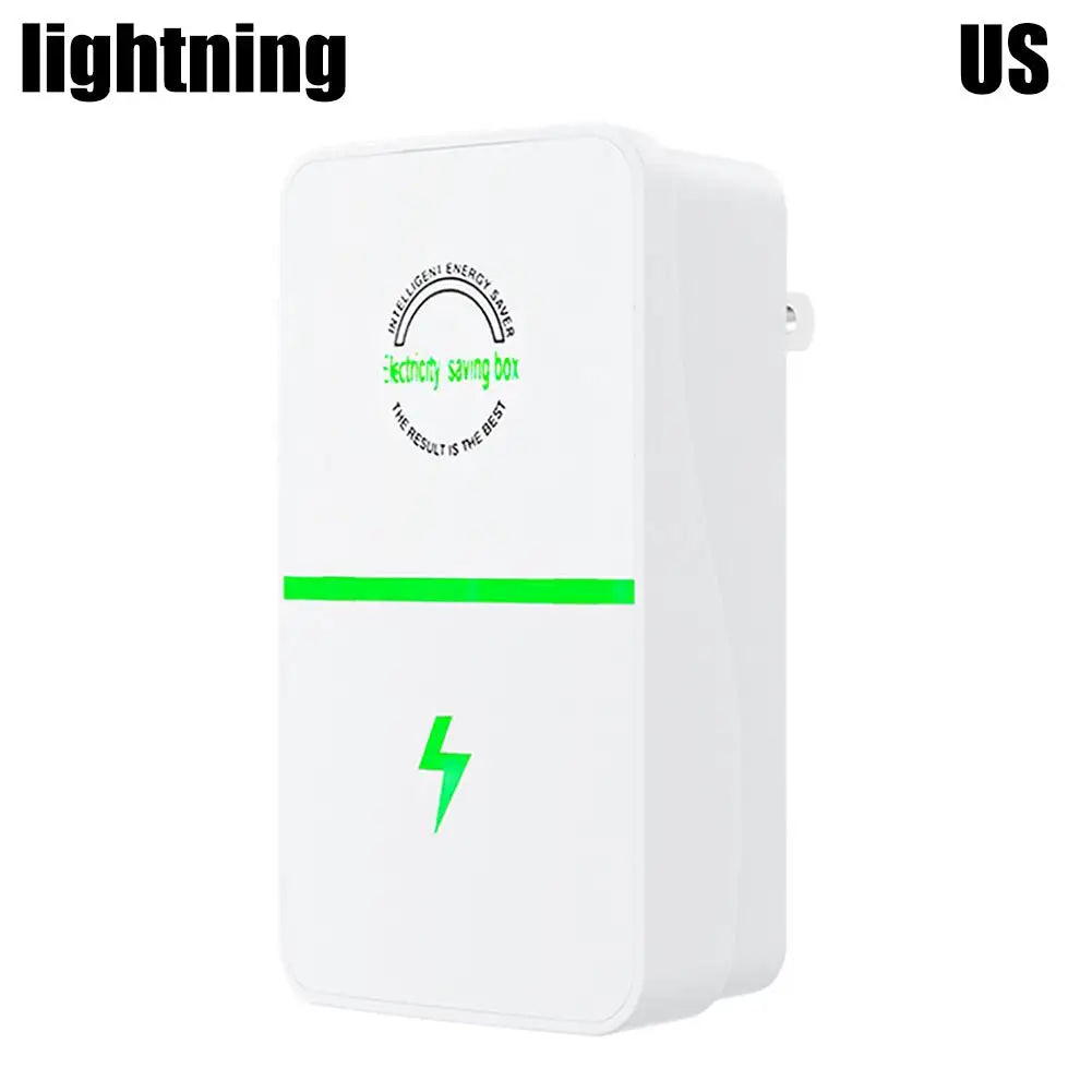 Home Pro Power Electricity Energy Saver US/UK/EU Stable Voltage Electricity Plug Household Stable Voltage Device Qme D