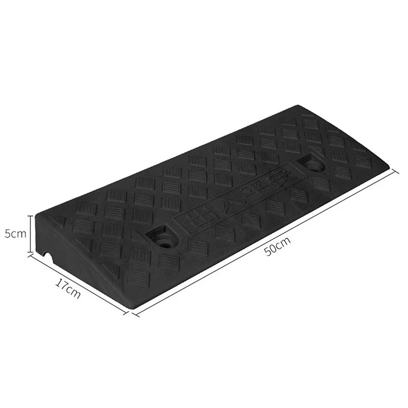Plastic Kerb Ramp Non-slip Threshold 30 40 Height Cars Bicycles Qme black5cm