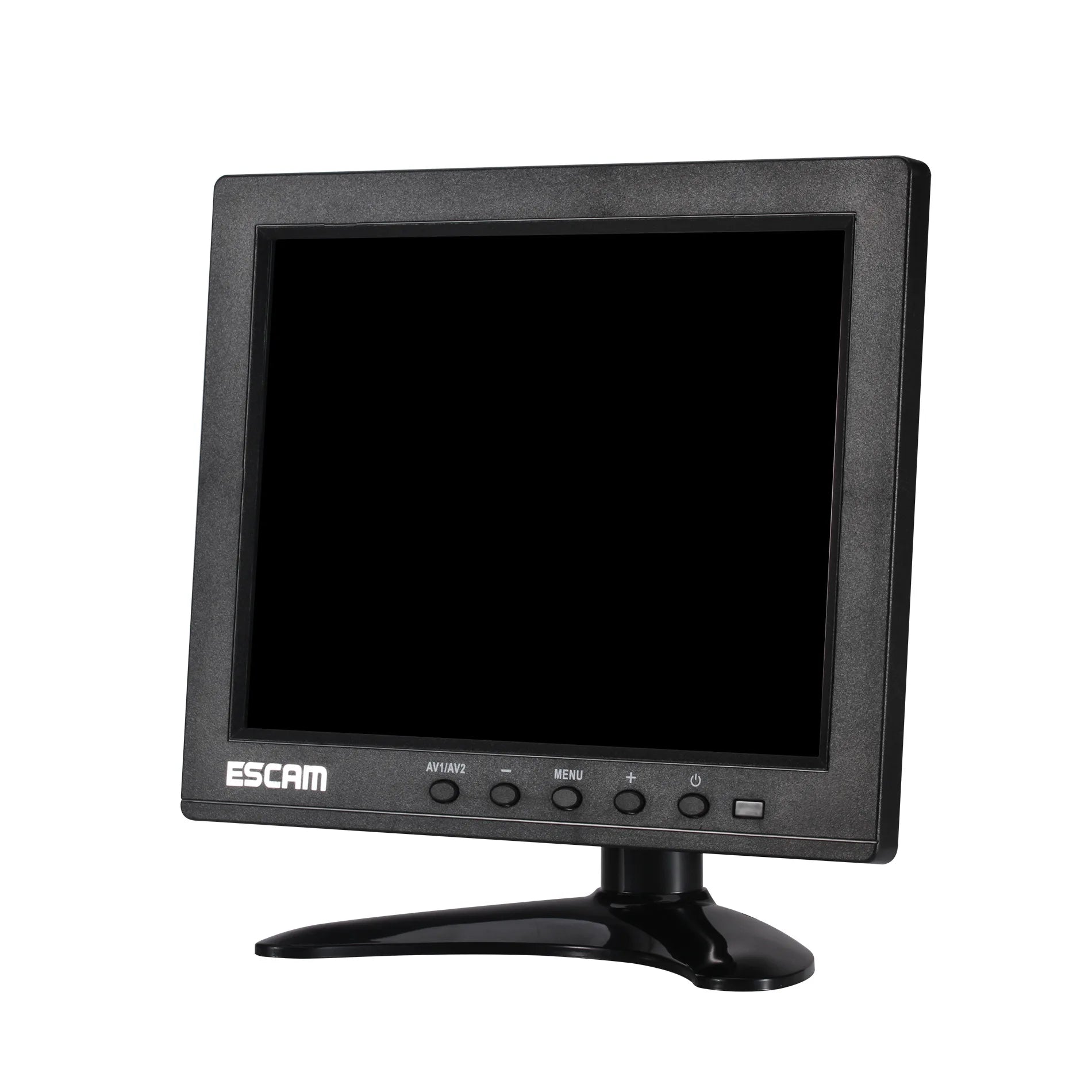 ESCAM T08 8inch TFT LCD 1024x768 CCTV Monitor with VGA HDMI-compatible AV BNC USB for PC CCTV Security Camera Qme