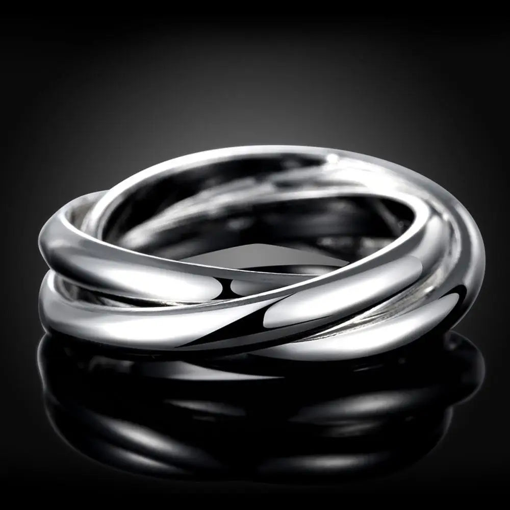 Cute Women Lady Wedding Beautiful Charm Fashion Women 925 Sterling Silver Rings Jewelry Cute Lover Gift Qme Silver 5