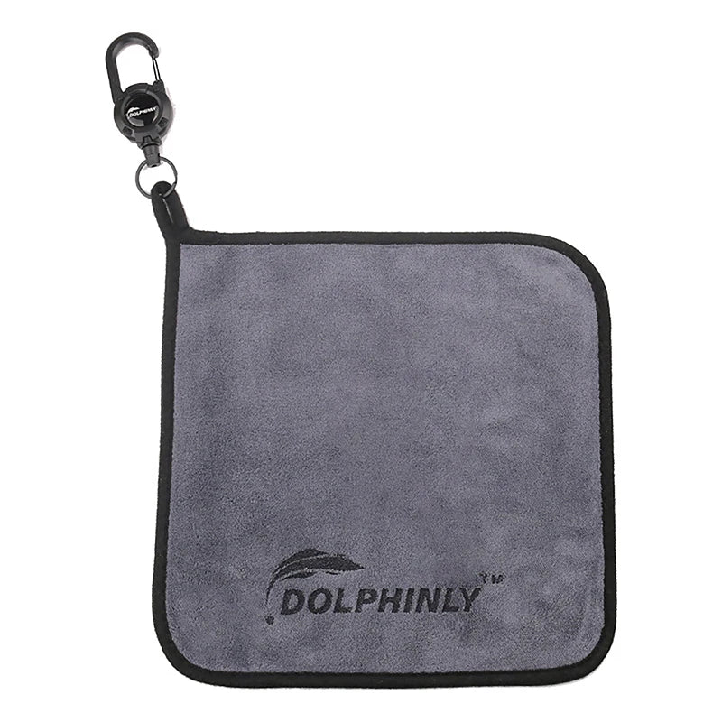 Portable Buckle Fishing Towel Thickened Anti Slip Hand Wiping Qme