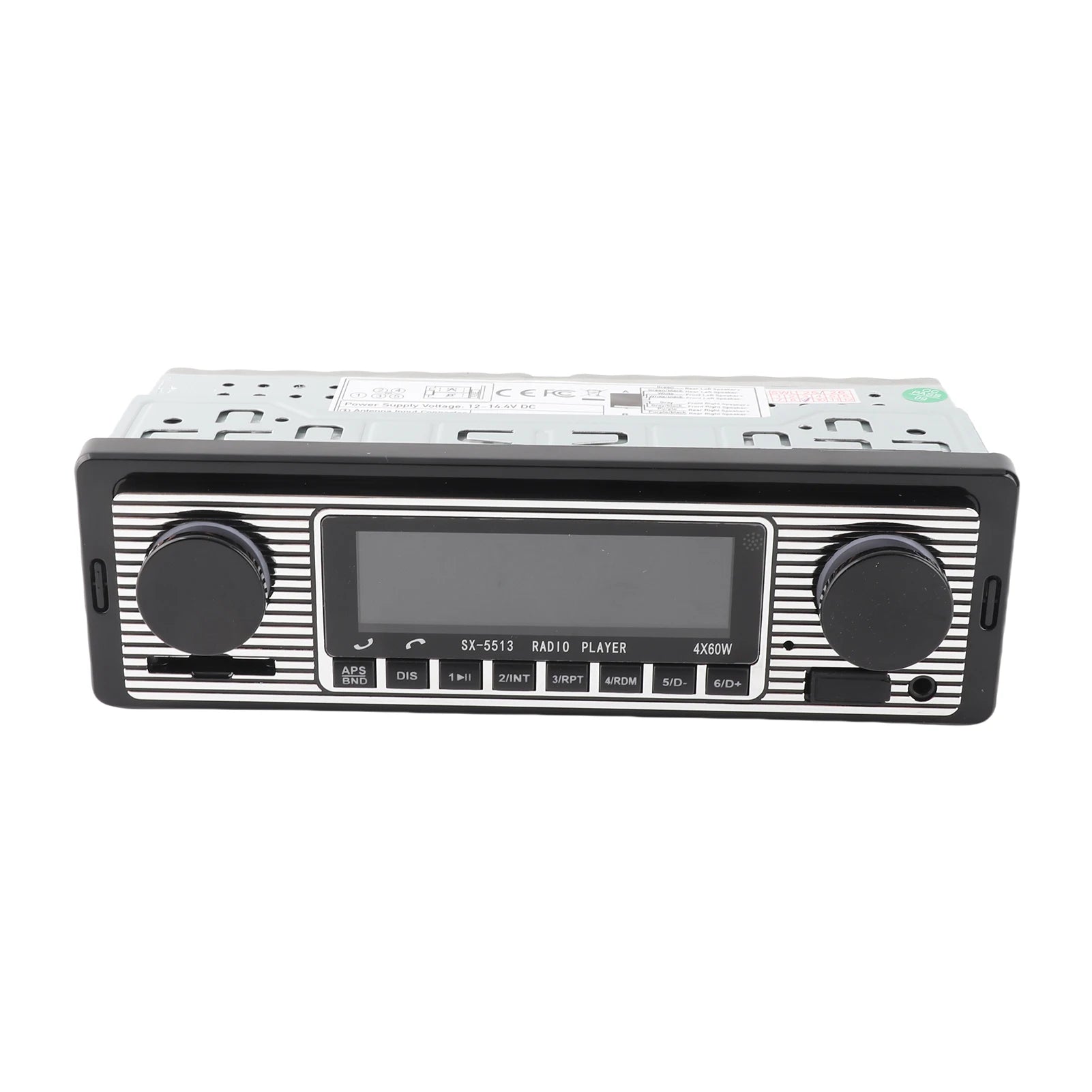 AUX BT Vintage Radio MP3 Player Stereo USB AUX Car Stereo Audio U Disk Bt USB Car Stereo Audio U Disk Radio Qme