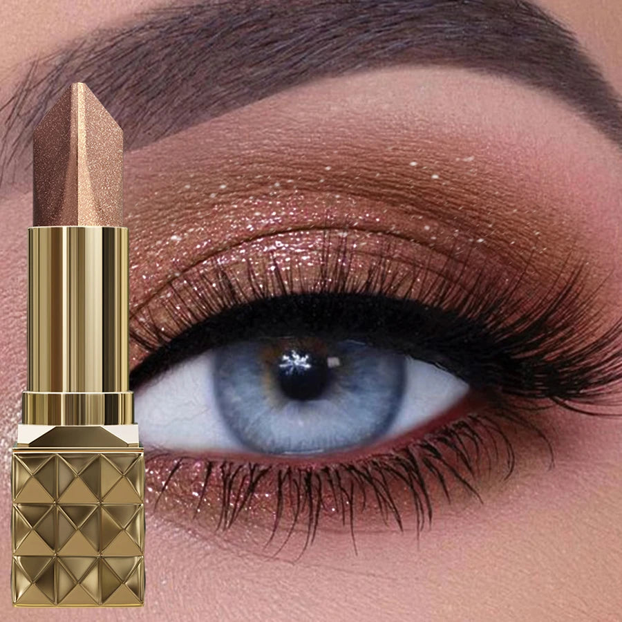 Two Eye Shadow Stick Waterproof Without Smudging Natural Contour Qme