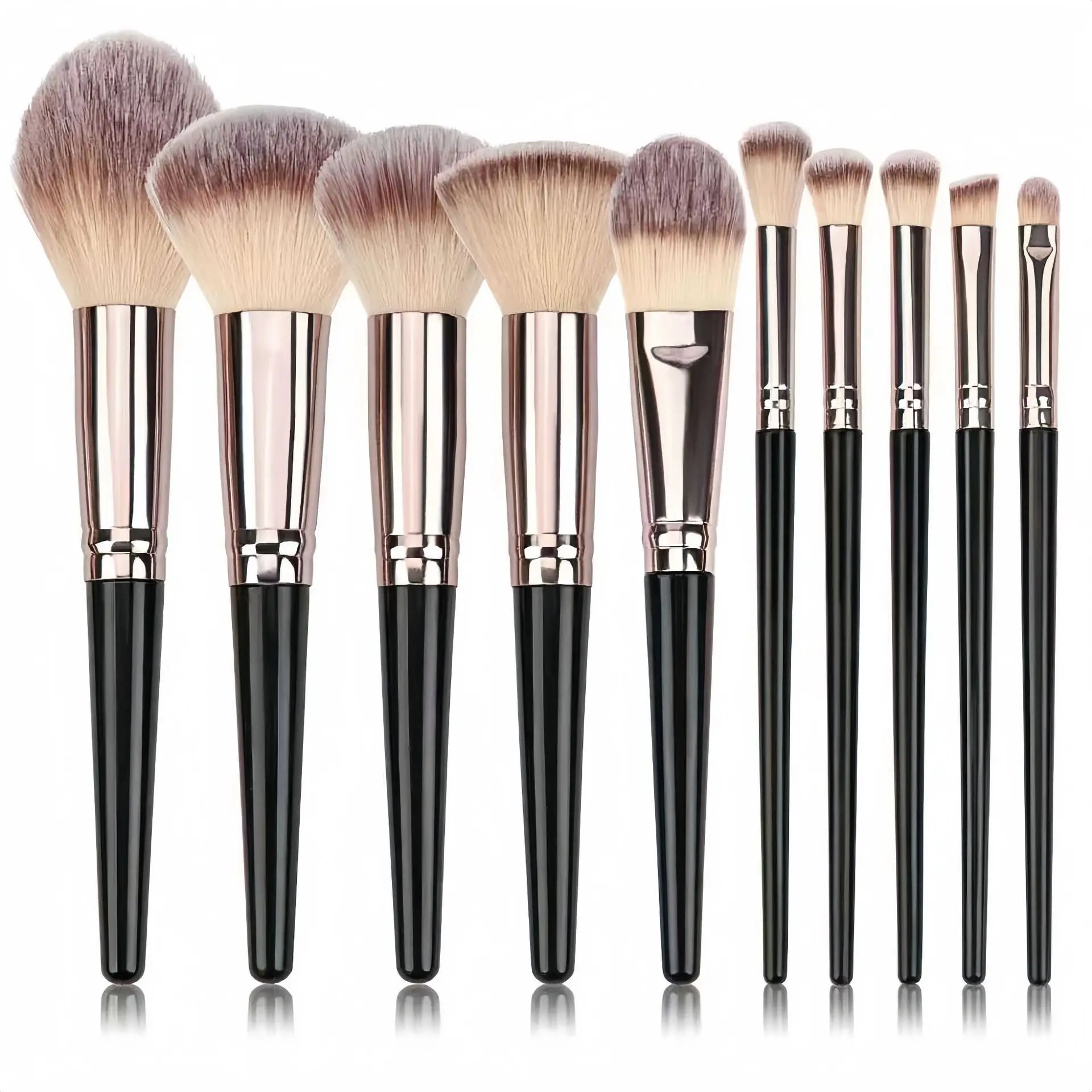 Professional 3- Makeup Brushes Eyeshadow Foundation Concealer Qme 10PCS China Mainland