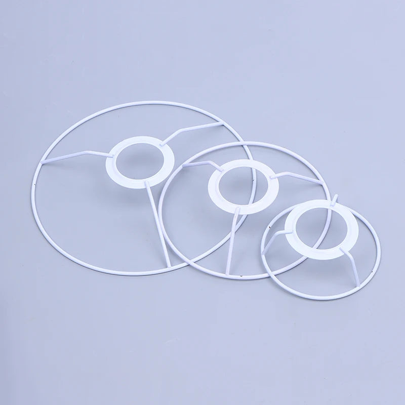 1Set Cylinder Vintage Lampshade Lamp Iron Lamp Frame Shade Accessories For E27 Lamp Socket Chandelier Qme