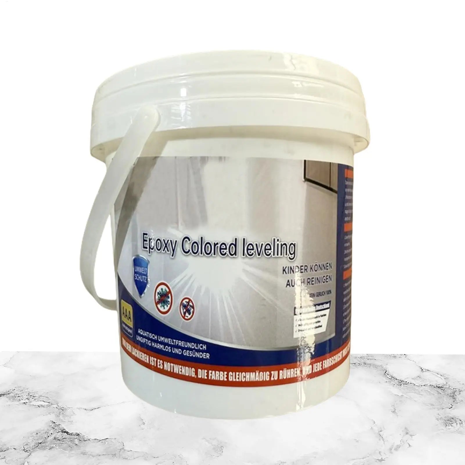 Floor Coating Epoxy Coloured Sand Floor Paint High Gloss Marble Effect Non Slip Waterproof Sand Colored for Wood Concrete Tile Qme