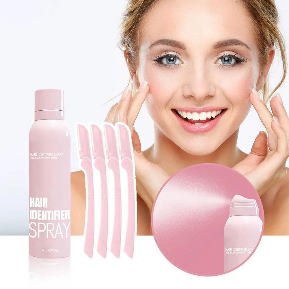 Hair Identifier Spray Face Shaving Skin Body Dermaplaning Razors Qme