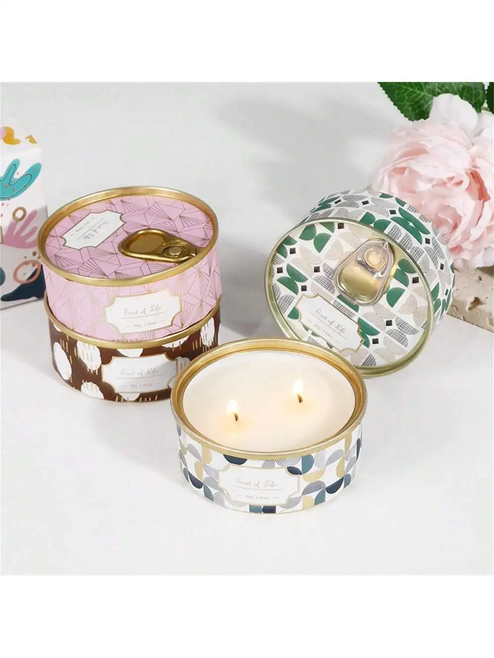 Aromatherapy Candle Wholesale Creative Retro Canned Interior Qme