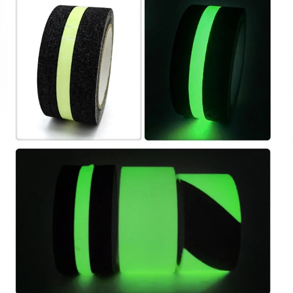 5m Luminous Anti Slip Tape Glow In Dark Stair Treads Non Slip Grip Tape Waterproof For Indoor Outdoor Steps Ladders Qme