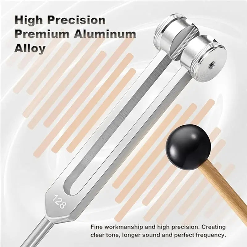 A02F-For Healing For Healing Tuning Forks Professional Quality With Frequency 128C For Healing Device Set Qme