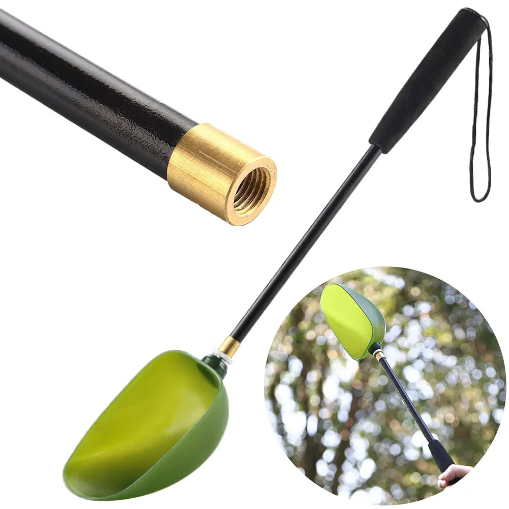 Fishing Bait Throwing Spoons Long Throw Fixed Point Fishing Gear Bait Spoon Fish Bait Casting Scoop Carp Fishing Baits Tools Qme