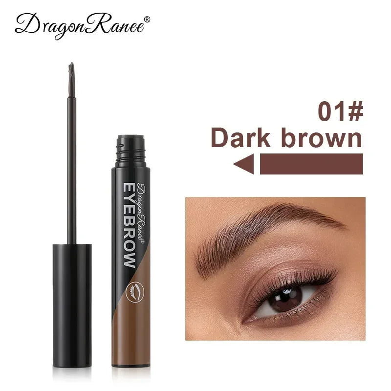 Black Brown Peel-off Eyebrow Gel Tint Makeup Waterproof Lasting Eye Brow Enhancers Liquid Gel Tear Wear Easy Natural Brow Tattoo Qme 1 Dark Brown