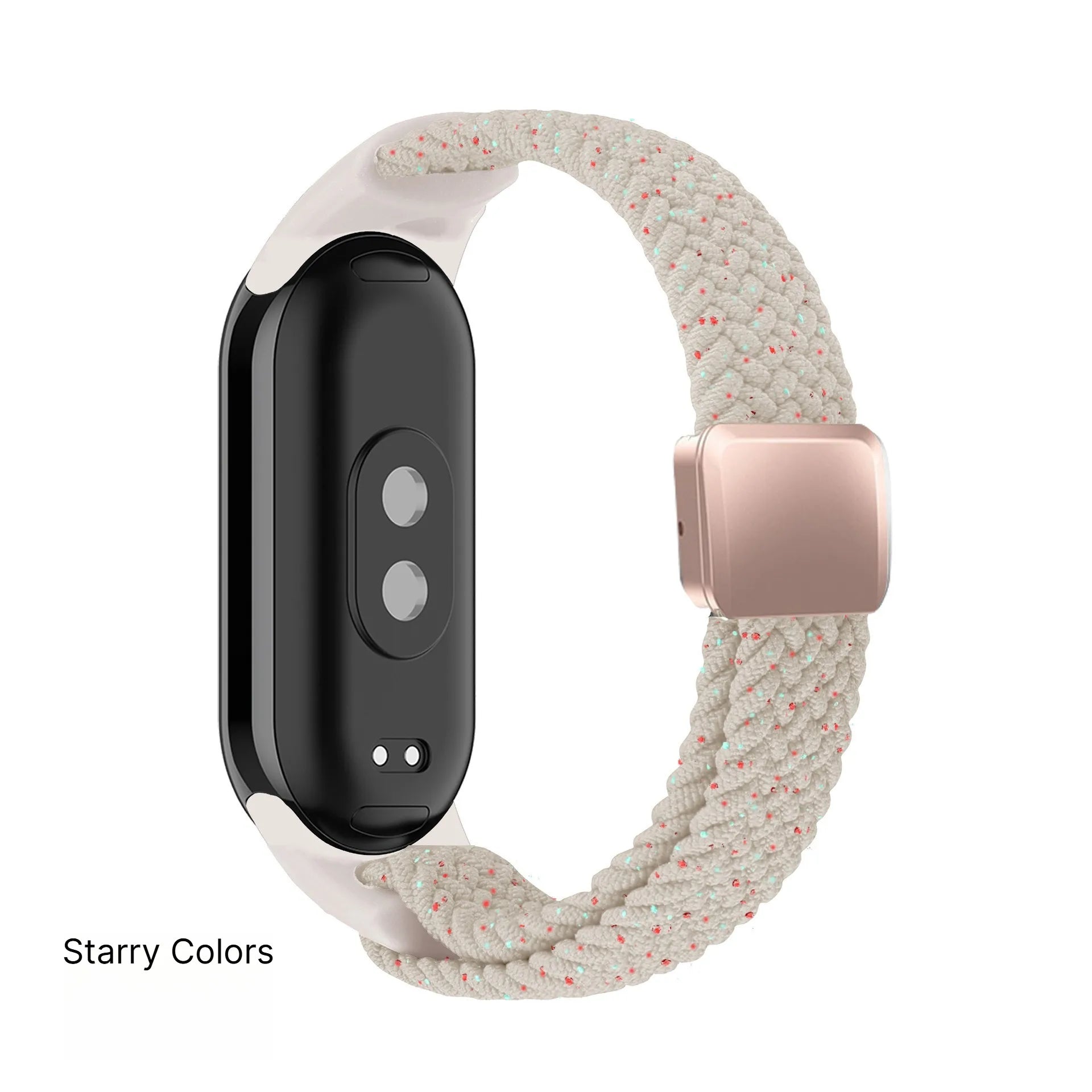 Breathable Elastic Nylon Braided Magnetic Watch Strap Adjustable Replacement Wristband For Xiaomi Watch 8 9 10 Accessory Qme Starlight shines XiaoMi 10 9 8