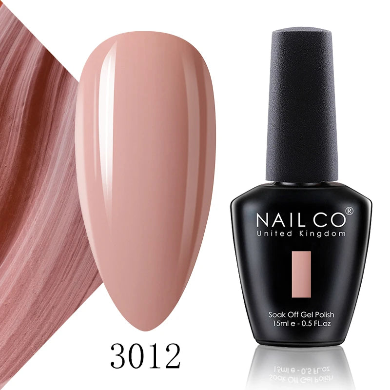 NAILCO 131 Colors Nail Gel Polish Off LED Semi Permanant Art Hybrid