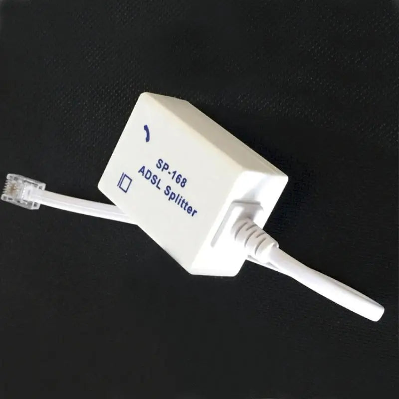 DSL Filter Splitter ADSL Phone Line Male 2 Female RJ11 6P4C 6P2C Qme