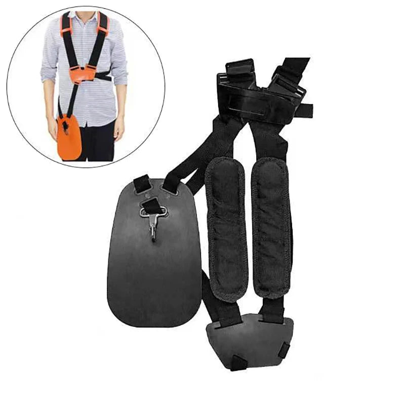 Strap Labor Saving W Shape Double Shoulder Nylon Harness Brush Cutter Qme