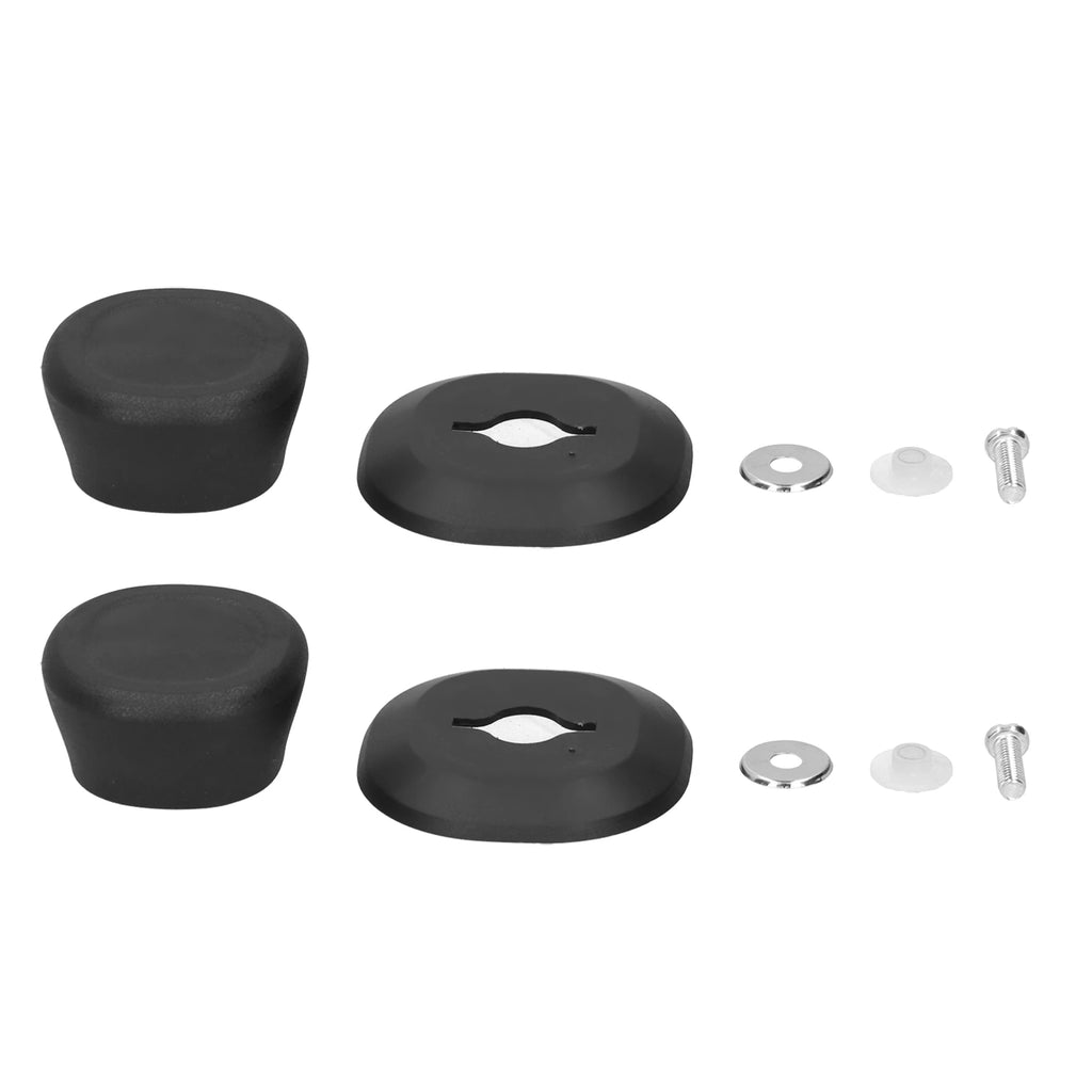 2Pcs Pot Lid Knobs Replacement Pan Cover Holding Handle with Screw Cookware Accessories Cookware Accessories Pan Cover Knob Qme black