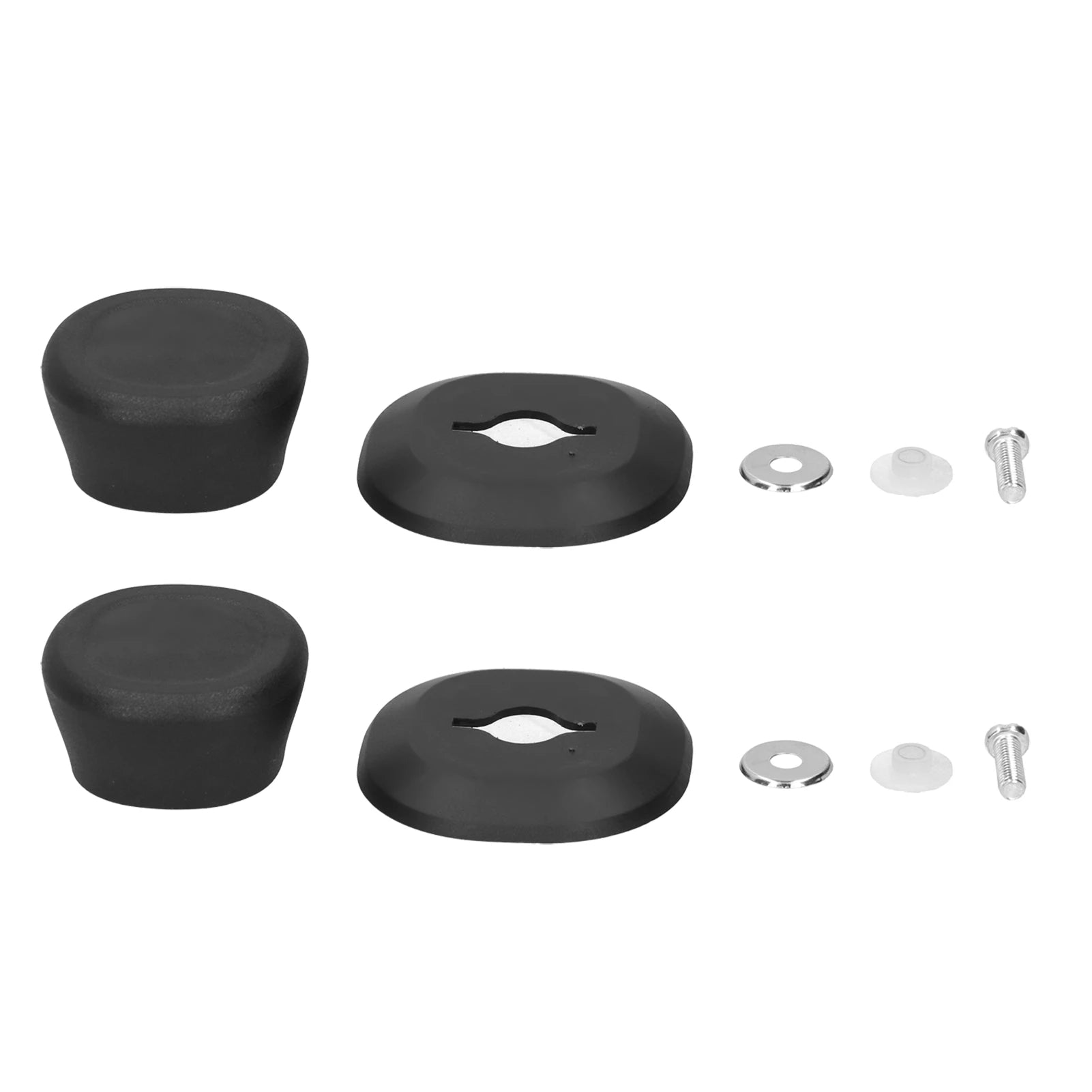 2Pcs Pot Lid Knobs Replacement Pan Cover Holding Handle with Screw Cookware Accessories Cookware Accessories Pan Cover Knob Qme black
