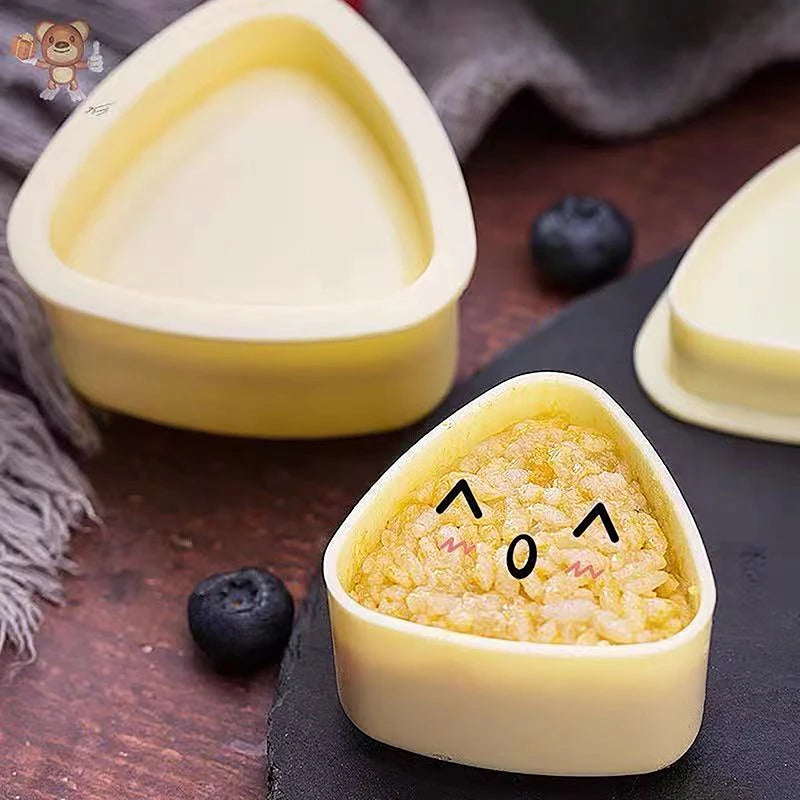 Diy Sushi Mold Onigiri Rice Ball Food Press Triangular Maker Japanese Qme