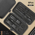 8 12 15 20 Manicure Cutters Nail Clipper Household Stainless Steel Qme All Black 8pcs