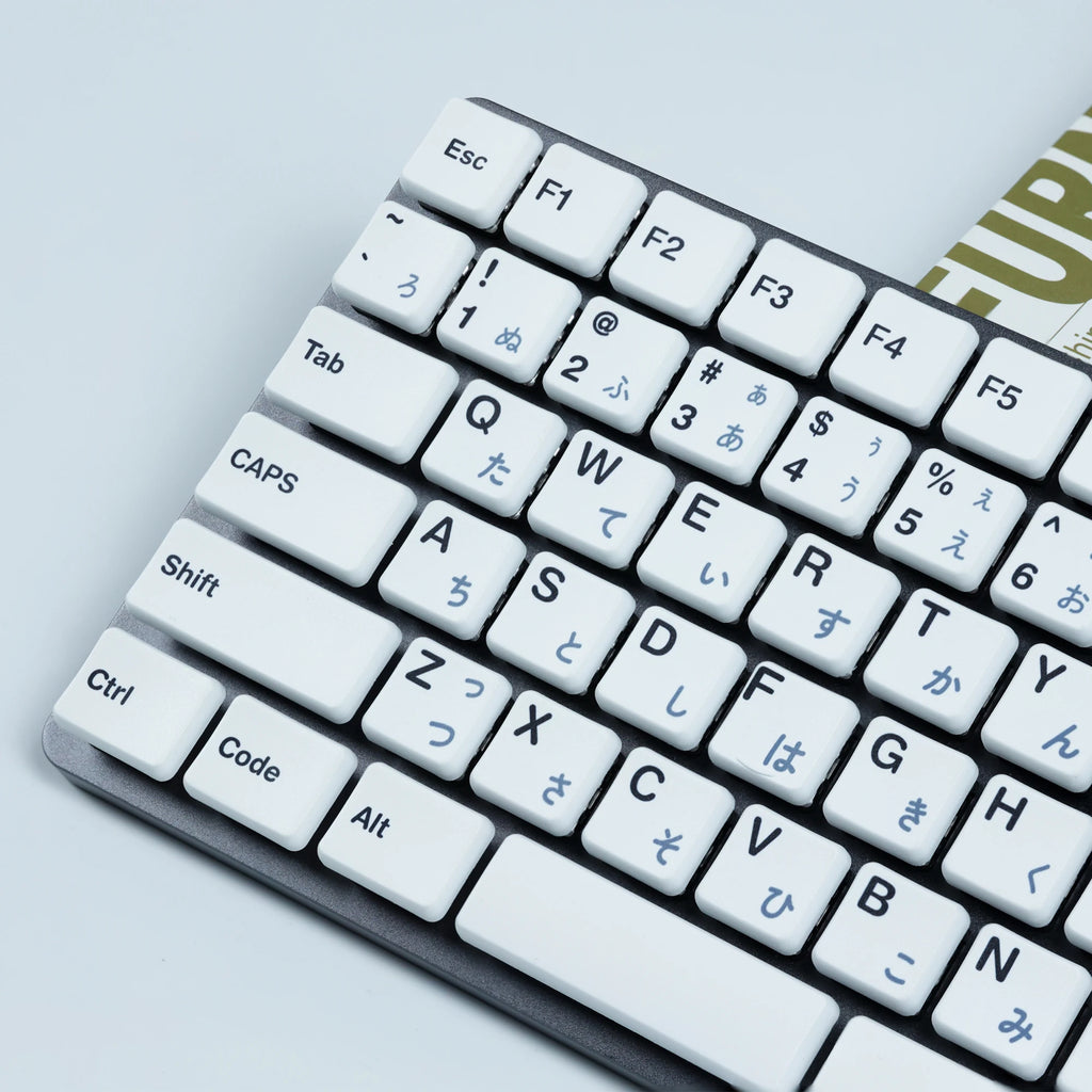 CHOSFOX CFX Low Profile PBT Keycap for Kailh 1350 Choc Low Profile Switch Mechanical Keyboard Ultra Thin English/Japanese Keycap Qme