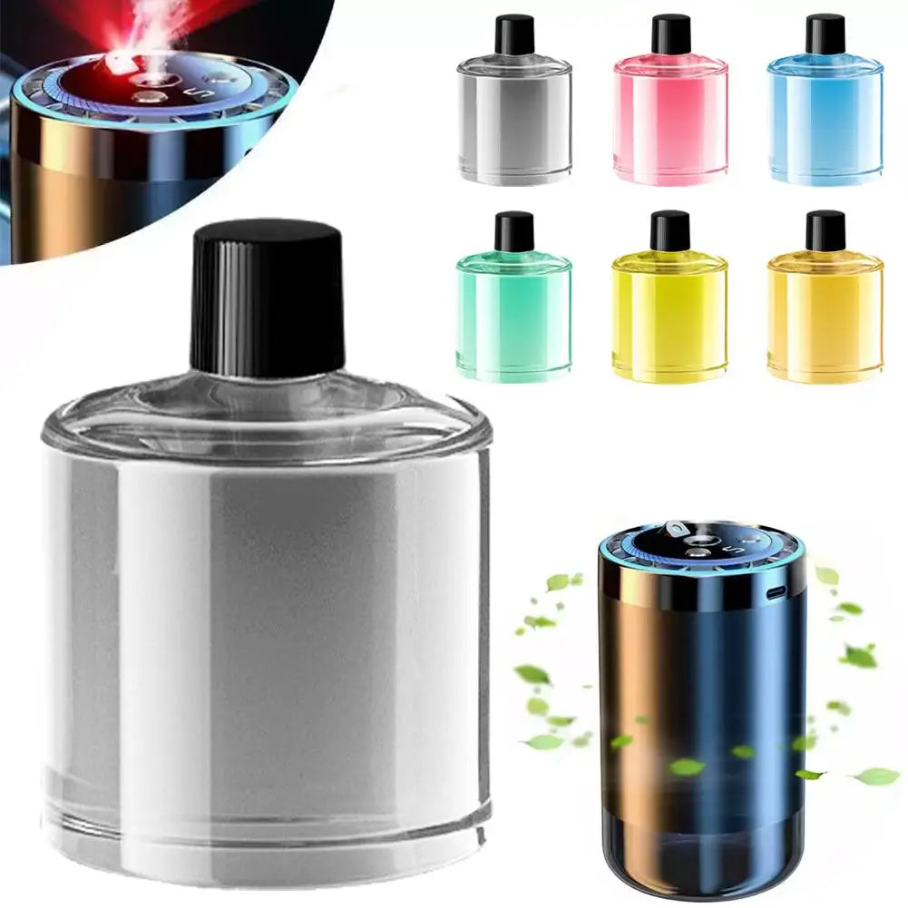 Smart Car Air Freshener Adjustable Car Smell Air Scent Ceiling Starry Scent Light 30-50ml Car Sky Automatic Ambient Freshener Qme