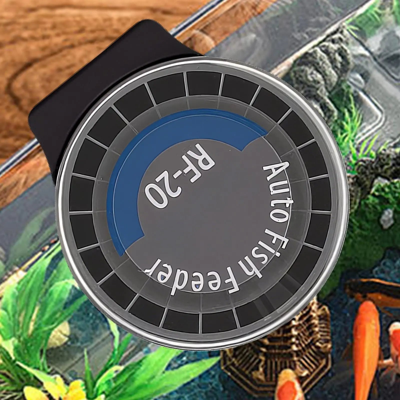 Aquarium Feeder Smart 6-Level Control Automatic Fish Food Dispenser Qme
