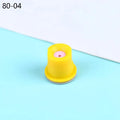 Anti-drip Ceramic Hollow Cone Nozzle Pressure Mist 80 Degree Qme Yellow