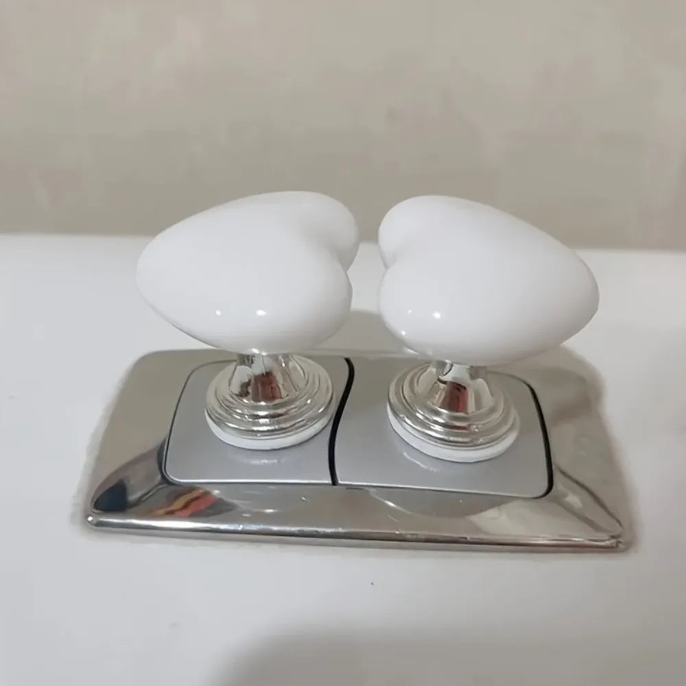 Toilet Button Push Rod, Toilet Flush Button, Ladies' Toilet Pressing Tool With Long Nails Qme