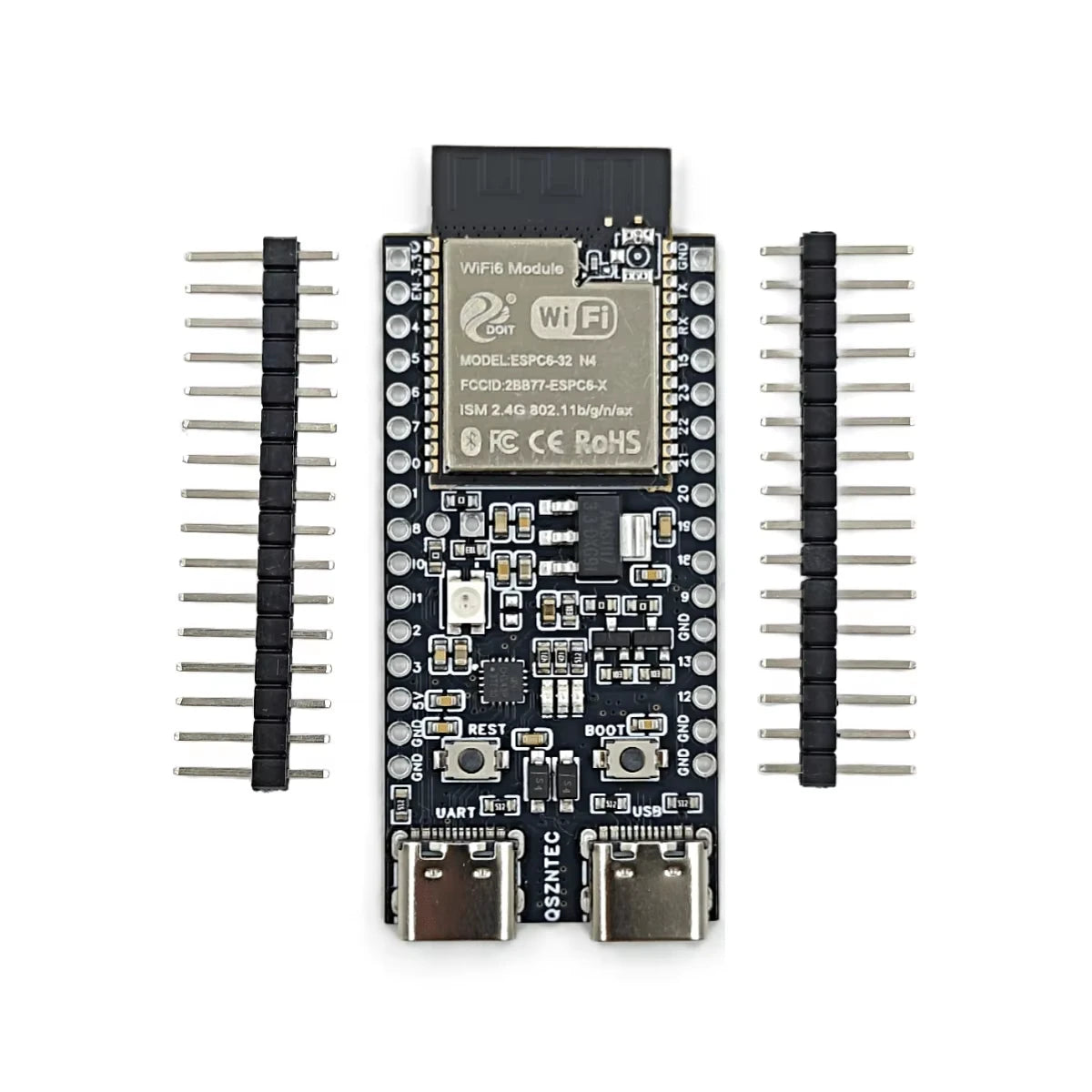 ESP32-C6-DevKitC-1 Development Board ESP32 N4 Core Board 4MB Flash WIFI6 BLE Zigbee Compatible ESP32 Module Qme N4