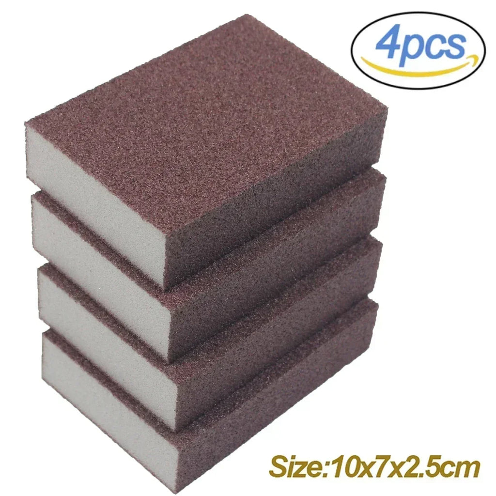 8/1Pcs Magic Sponge Eraser Carborundum Removing Rust Cleaning Brush Descaling Clean Rub for Cooktop Pot Kitchen Sponge Qme 4 pcs
