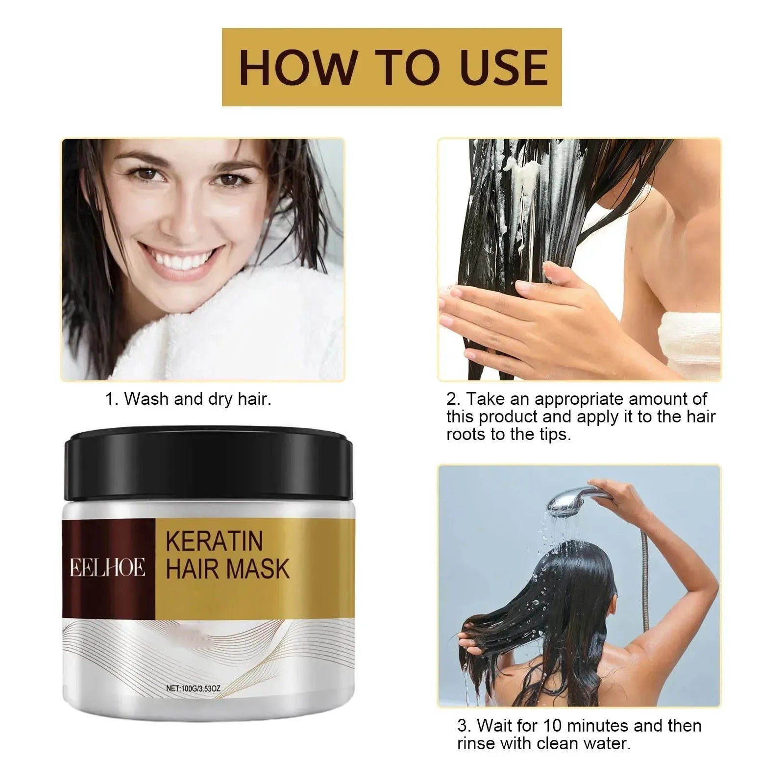Hair Membrane Natural Repair Hair Mask Prevent Dryness Split Ends Repair Damage Frizz Tangles Soft Smooth Hair Care Products Qme