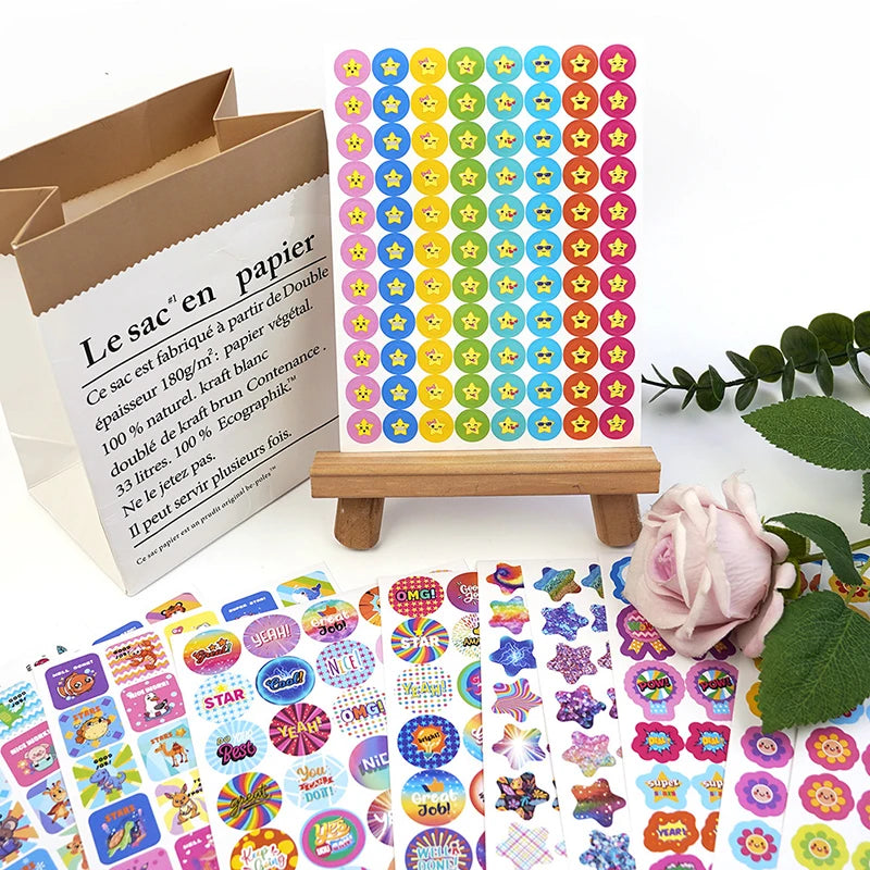 Reward Stickers 844 Encouragement Stickers-Motivational Teacher Classroom Reward Sticker Motivate students Family Reward Sticker Qme