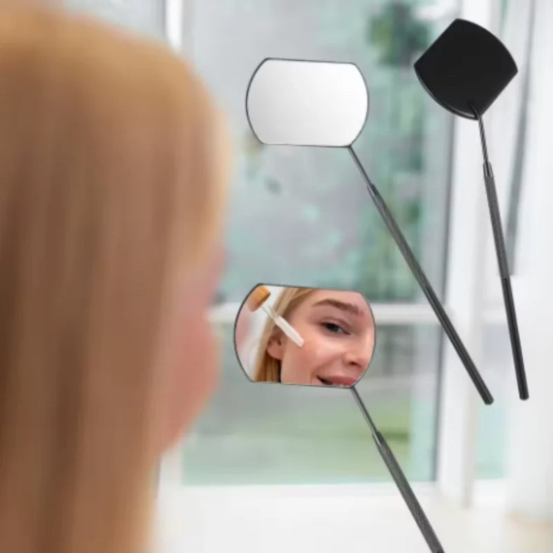 Eyelash Extension Mirror Detachable Stainless Steel Lash Lifting Makeup Mirror Beauty Tool Accessories Supplies Qme