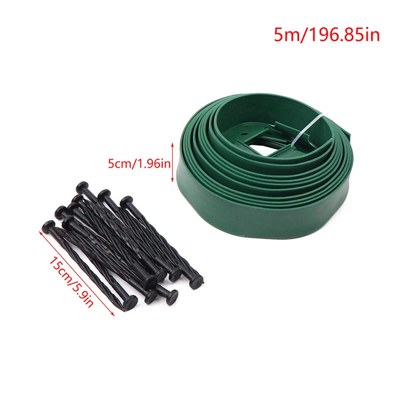 Durable Plastic L-Shaped Isolation Belt, Tree Ring Retaining Board, Lawn Greening Root Wall Qme GN1
