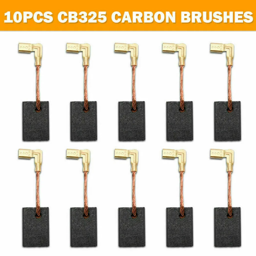 10pc Carbon Brush For Angle Grinder GA5030 CB 325/459/303/419/203/85 GV5000 4301SV 6510B-2 8410B 9035 9504BH 6510 Set Qme CB325